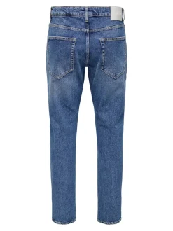 ONSYOKE Medelhög midja Cropped Fit Jeans
