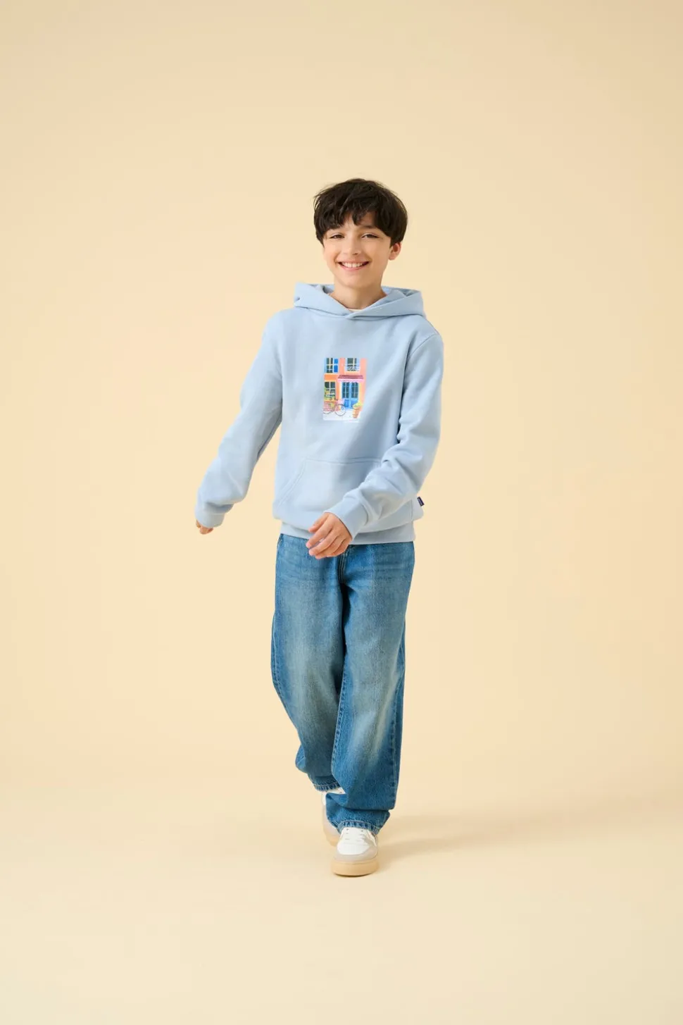 OSJFADE Medelhög midja Lös passform Jeans